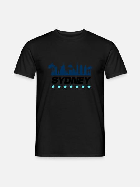Sydney City - Men's T-Shirt - black