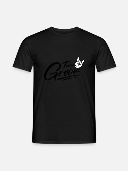Groom Team Groom Bachelor - Men's T-Shirt - black