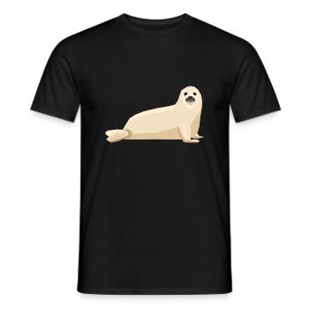 Robbe - T-shirt homme - noir - Devant - AI Model Male 178 light (178cm)