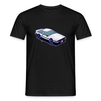 Die legendäre Initiale D nur das Auto - Männer T-Shirt - Schwarz - Vorne - AI Model Male 178 light (178cm)