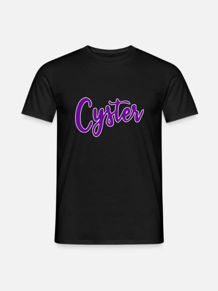 Cyster PCOS polycystic ovarian syndrome gynae - Men's T-Shirt - black