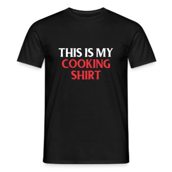 Kochshirt ja jeder braucht eins. - Männer T-Shirt - Schwarz - Vorne - AI Model Male 178 light (178cm)