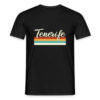 Tenerife Tenerife Iles Canaries Espagne Espana - T-shirt homme - noir - Devant - AI Model Male 178 light (178cm)