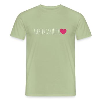 Lieblingsstück besonderer Mensch - Männer T-Shirt - Sage - Vorne - AI Model Male 178 light (178cm)