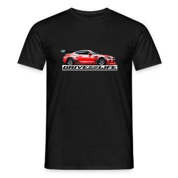 Rennwagen - Drive of my Life (Red-Edition) - Männer T-Shirt - Schwarz - Vorne - AI Model Male 178 light (178cm)