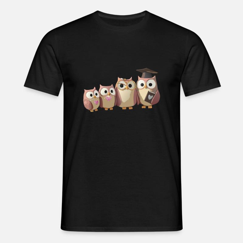 PROFESSOR EULE - Männer T-Shirt - Schwarz