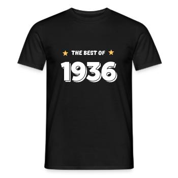 Das Beste von 1936 - Männer T-Shirt - Schwarz - Vorne - AI Model Male 178 light (178cm)