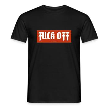 Fuck Off - La déclaration idée cadeau fête - T-shirt homme - noir - Devant - AI Model Male 178 light (178cm)