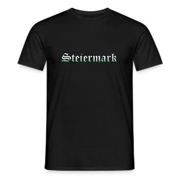 Steiermark - Männer T-Shirt - Schwarz - Vorne - AI Model Male 178 light (178cm)