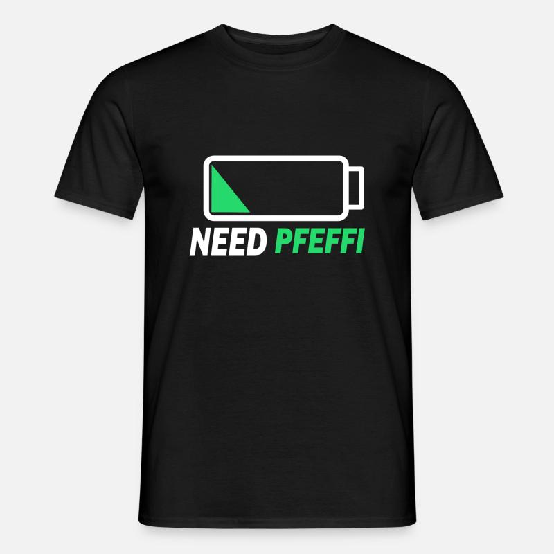 Need Pfeffi - Männer T-Shirt - Schwarz