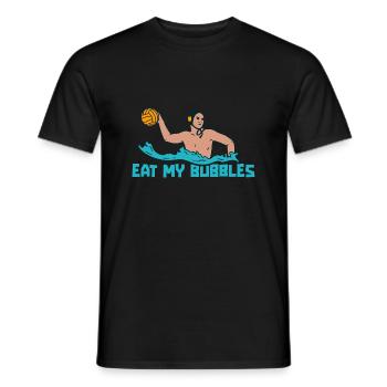 Waterpolo - T-shirt homme - noir - Devant - AI Model Male 178 light (178cm)