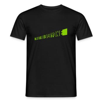 Im not for everyone - Men's T-Shirt - black - Front - AI Model Male 178 light (178cm)