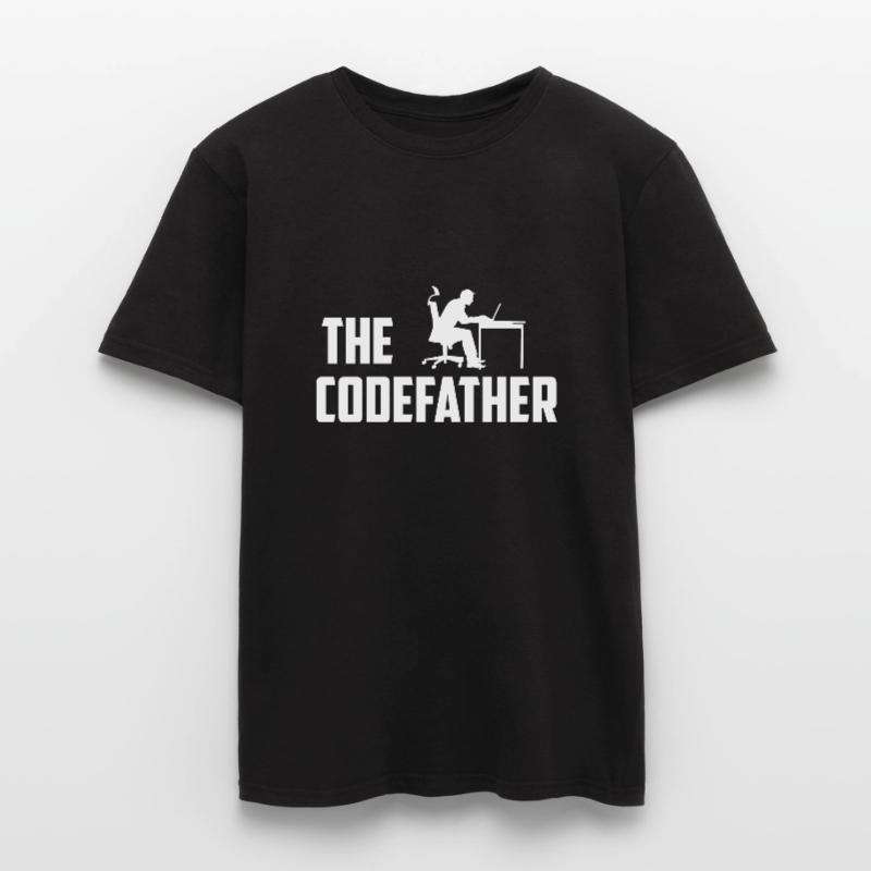 The Codefather Programmer Coder Developer Software Männer T-Shirt