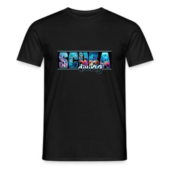 Tauchen - Männer T-Shirt - Schwarz - Vorne - AI Model Male 178 light (178cm)