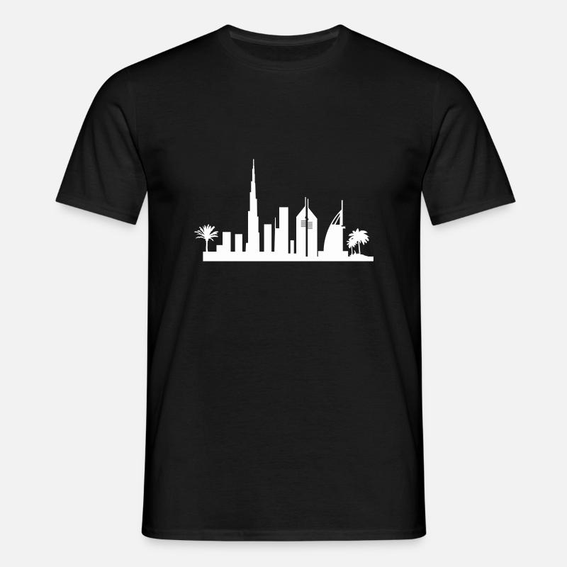 Dubai Skyline - Men's T-Shirt - black
