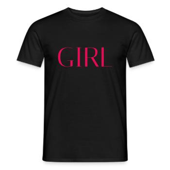 FILLE - T-shirt homme - noir - Devant - AI Model Male 178 light (178cm)
