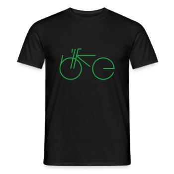 Bike Type green - Männer T-Shirt - Schwarz - Vorne - AI Model Male 178 light (178cm)