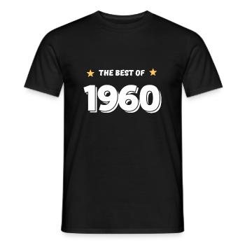 Das Beste von 1960 - Männer T-Shirt - Schwarz - Vorne - AI Model Male 178 light (178cm)