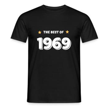 Das Beste von 1969 - Männer T-Shirt - Schwarz - Vorne - AI Model Male 178 light (178cm)