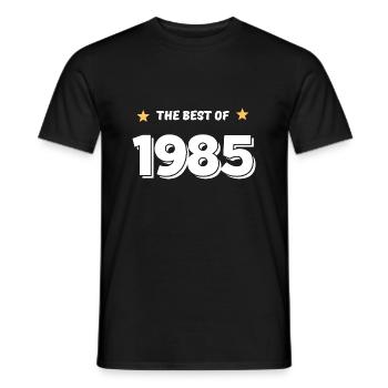 Best of 1985 - T-shirt homme - noir - Devant - AI Model Male 178 light (178cm)