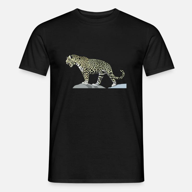 Jaguar - Männer T-Shirt - Schwarz