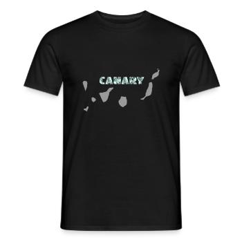 CANARY - Men's T-Shirt - black - Front - AI Model Male 178 light (178cm)