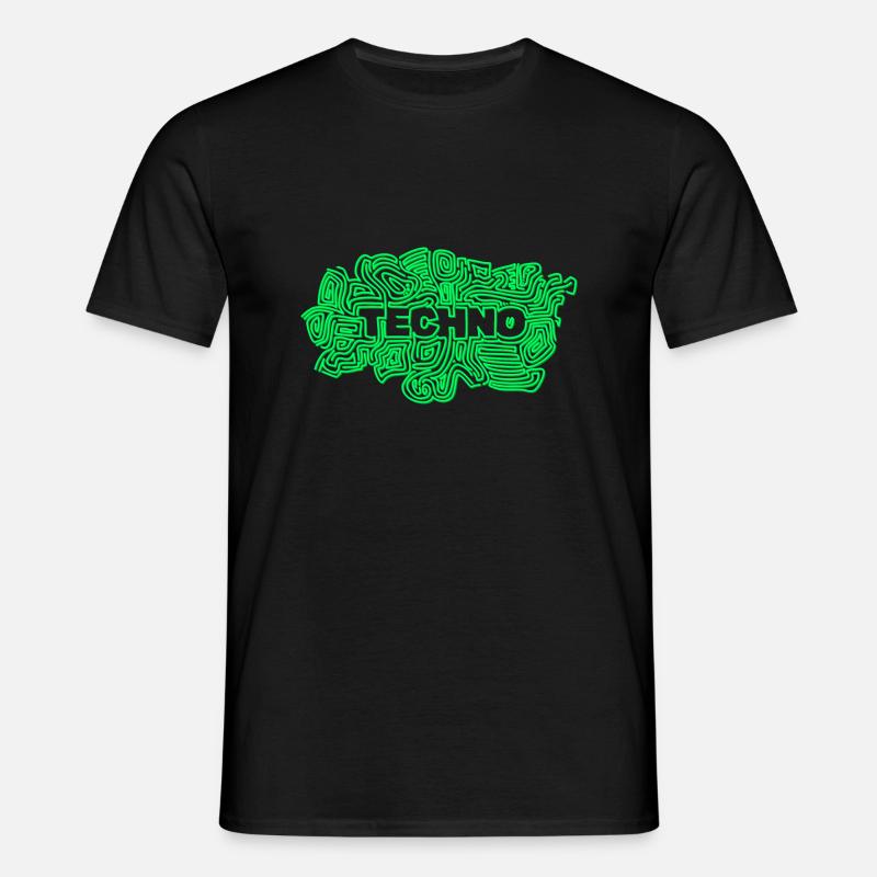 Techno Techno - Men's T-Shirt - black