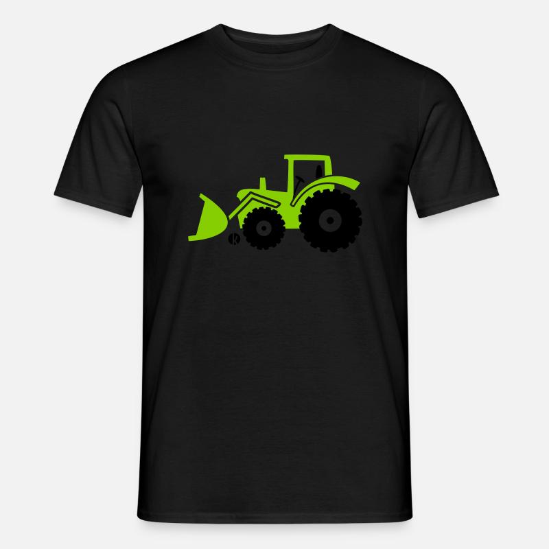 Tractor front loader Bulldog wheel loader with - T-shirt homme - noir