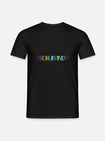 Schulkind - Männer T-Shirt - Schwarz