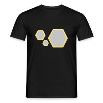 Star Force Emblem - Männer T-Shirt - Schwarz - Vorne - AI Model Male 178 light (178cm)