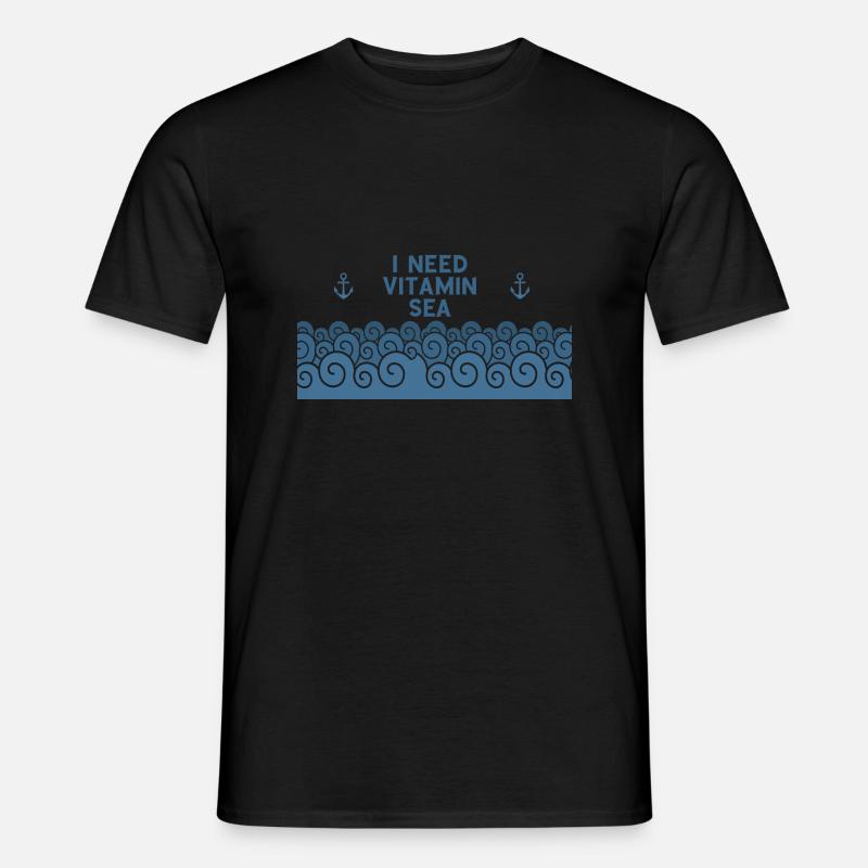 vitamine C - Männer T-Shirt - Schwarz