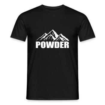 Snowboard Snowboarder - Männer T-Shirt - Schwarz - Vorne - AI Model Male 178 light (178cm)