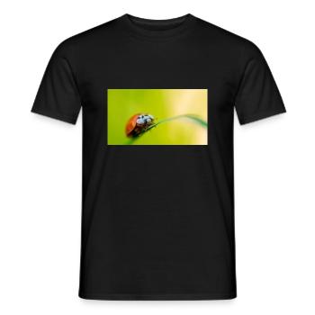 ladybug - Men's T-Shirt - black - Front - AI Model Male 178 light (178cm)