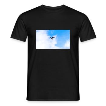 Red Kite - Men's T-Shirt - black - Front - AI Model Male 178 light (178cm)