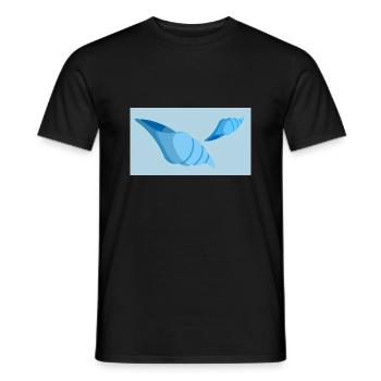 Märchenmuschel - Männer T-Shirt - Schwarz - Vorne - AI Model Male 178 light (178cm)