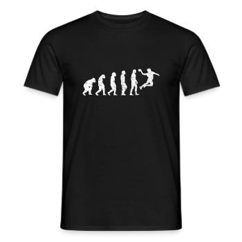Handball team Handball Handball fan Handball player - Men's T-Shirt - black - Front - AI Model Male 178 light (178cm)