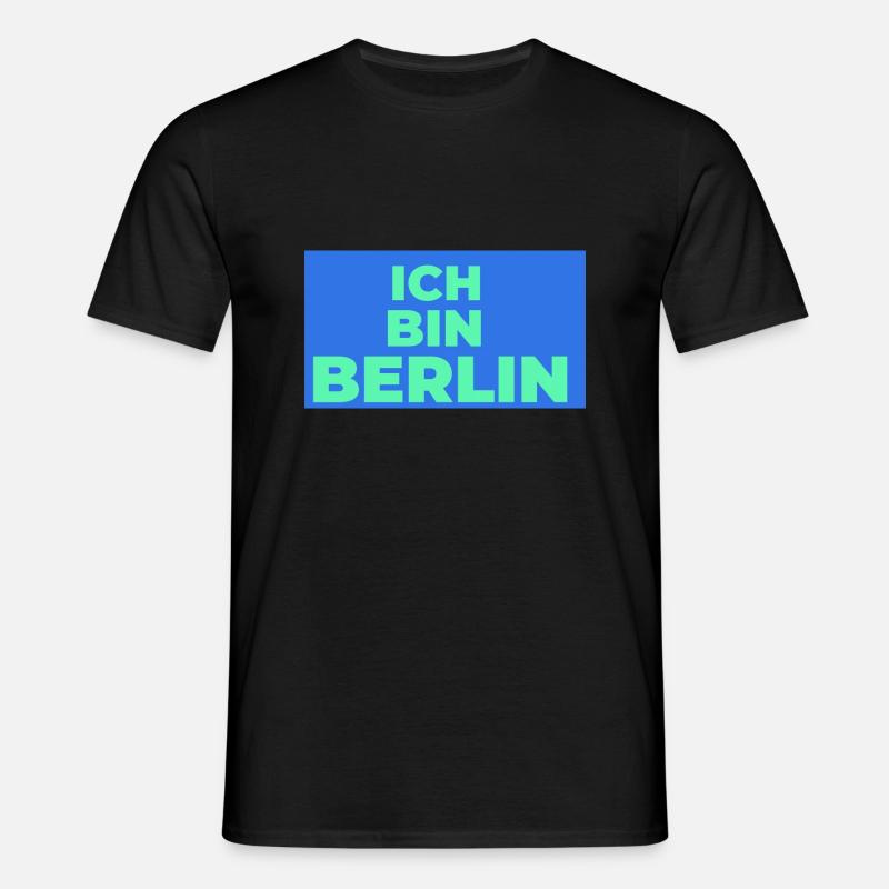 Ich bin Berlin - Männer T-Shirt - Schwarz