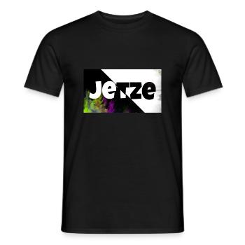 Jetze - Männer T-Shirt - Schwarz - Vorne - AI Model Male 178 light (178cm)