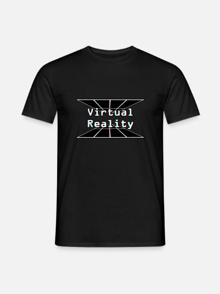 Oppslukende Virtual Reality Design: Utforsk en Digita - T-skjorte herre - svart