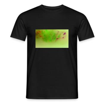 Neon Art 58 - Men's T-Shirt - black - Front - AI Model Male 178 light (178cm)
