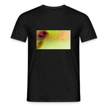 Neon Art 60 - Men's T-Shirt - black - Front - AI Model Male 178 light (178cm)