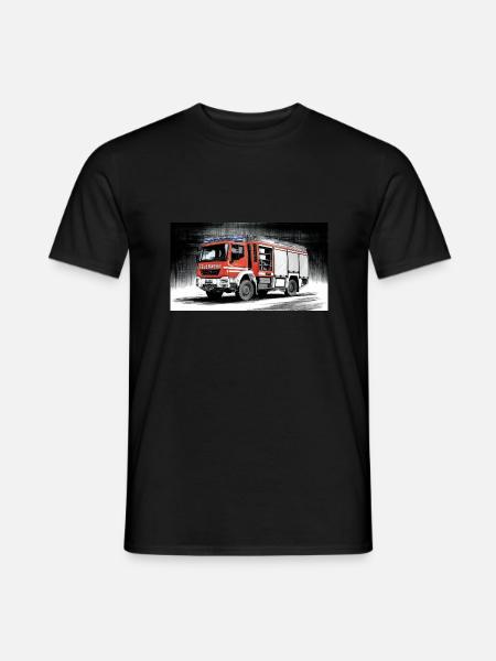 Fire Truck - Men's T-Shirt - black