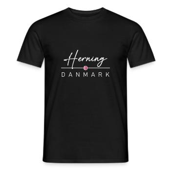 Dänemark - Herning - Danmark - Denmark - Men's T-Shirt - black - Front - AI Model Male 178 light (178cm)