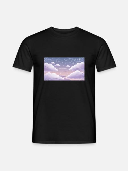 الجملة لا تتوقف عن الحلم - Men's T-Shirt - black