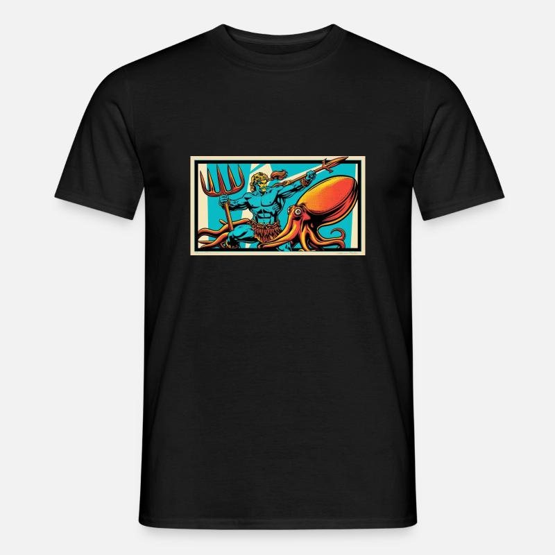 nVx Poseidon 2 - Männer T-Shirt - Schwarz