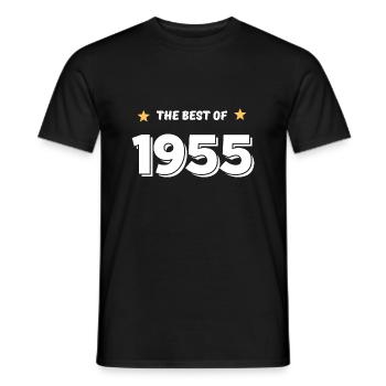 Das Beste von 1955 - Männer T-Shirt - Schwarz - Vorne - AI Model Male 178 light (178cm)