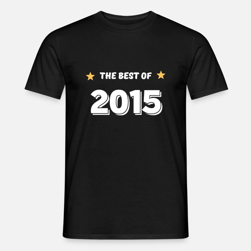 Das Beste aus 2015 - Männer T-Shirt - Schwarz