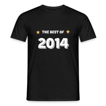 Best of 2014 - T-shirt homme - noir - Devant - AI Model Male 178 light (178cm)