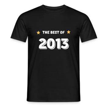 Das Beste aus 2013 - Männer T-Shirt - Schwarz - Vorne - AI Model Male 178 light (178cm)