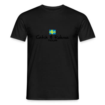C&R Schweden Tour - Männer T-Shirt - Schwarz - Vorne - AI Model Male 178 light (178cm)